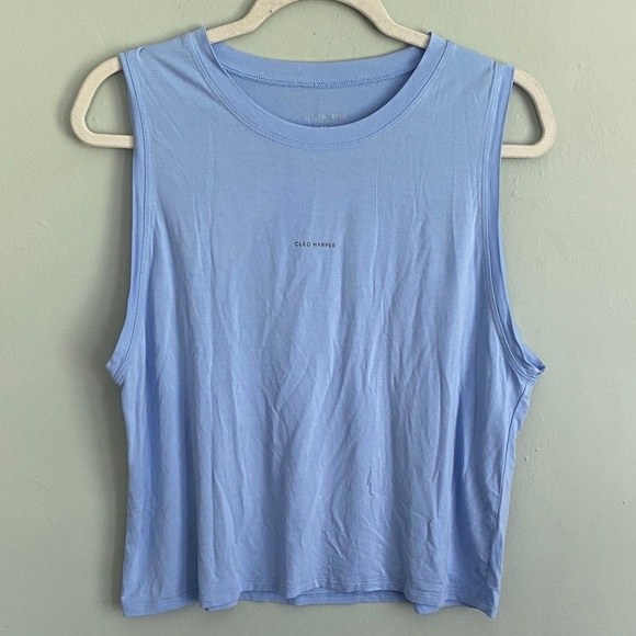 Cleo Harper Women’s Light Blue Tank Top Shirt Size Medium - Picture 1 of 4